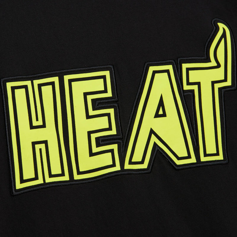 NBA NEON NIGHTS SS PREMIUM TEE HEAT Black FC7944-MHEBLCK - Image 5 NBA NEON NIGHTS SS PREMIUM TEE HEAT Black FC7944-MHEBLCK - Image 5