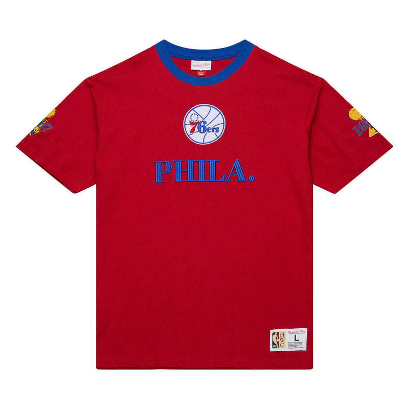 NBA TEAM OG 3.0 SS TEE VINTAGE LOGO 76ERS Scarlet FC8082-P76SCAR - Image 6 NBA TEAM OG 3.0 SS TEE VINTAGE LOGO 76ERS Scarlet FC8082-P76SCAR - Image 6