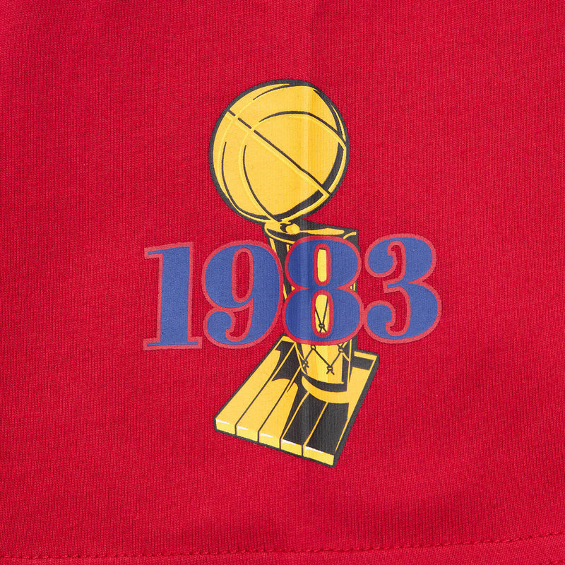 NBA TEAM OG 3.0 SS TEE VINTAGE LOGO 76ERS Scarlet FC8082-P76SCAR - Image 3 NBA TEAM OG 3.0 SS TEE VINTAGE LOGO 76ERS Scarlet FC8082-P76SCAR - Image 3