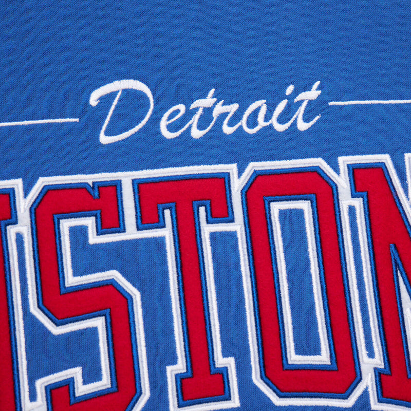 NBA THERE AND BACK 2.0 CREW FLEECE VINTAGE LOGO PISTONS Royal FC8088-DPIROYA - Image 4 NBA THERE AND BACK 2.0 CREW FLEECE VINTAGE LOGO PISTONS Royal FC8088-DPIROYA - Image 4