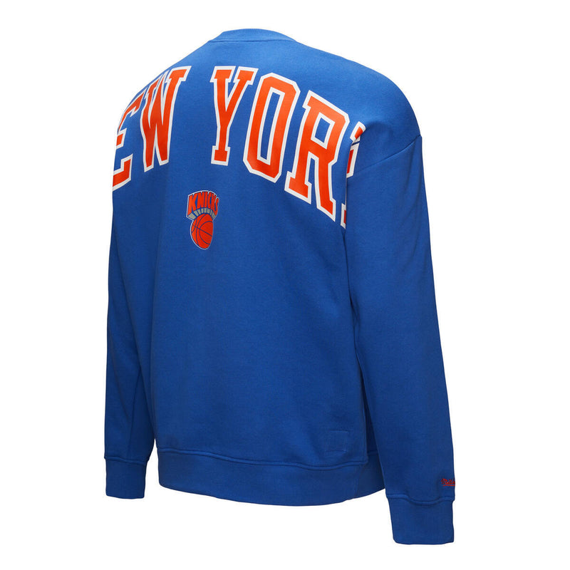 NBA THERE AND BACK 2.0 CREW FLEECE VINTAGE LOGO KNICKS Royal FC8088-NYKROYA - Image 7 NBA THERE AND BACK 2.0 CREW FLEECE VINTAGE LOGO KNICKS Royal FC8088-NYKROYA - Image 7