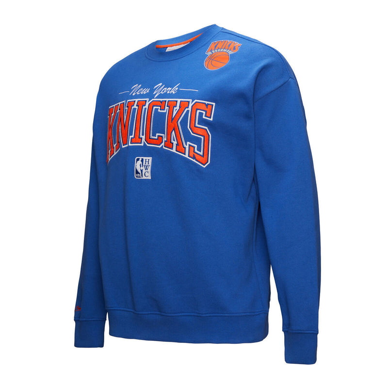 NBA THERE AND BACK 2.0 CREW FLEECE VINTAGE LOGO KNICKS Royal FC8088-NYKROYA - Image 8 NBA THERE AND BACK 2.0 CREW FLEECE VINTAGE LOGO KNICKS Royal FC8088-NYKROYA - Image 8
