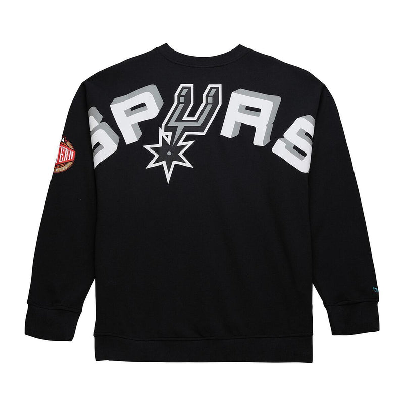 NBA THERE AND BACK 2.0 CREW FLEECE VINTAGE LOGO SPURS - Image 2 NBA THERE AND BACK 2.0 CREW FLEECE VINTAGE LOGO SPURS - Image 2