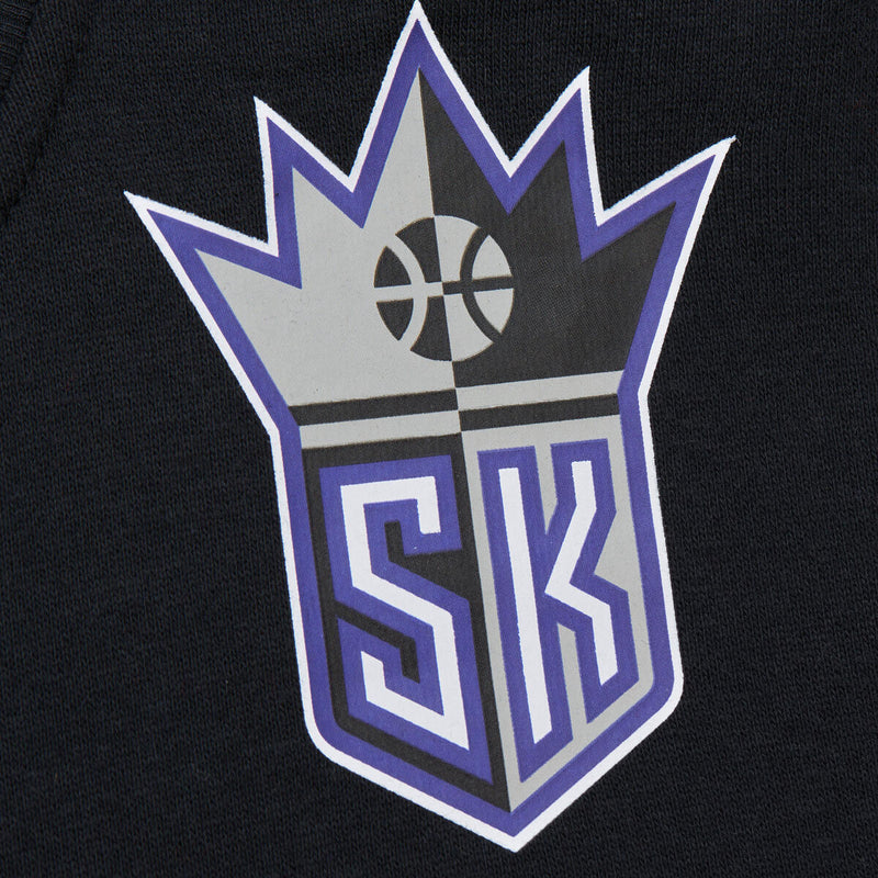 NBA THERE AND BACK 2.0 CREW FLEECE VINTAGE LOGO KINGS Black FC8088-SKIBLCK - Image 5 NBA THERE AND BACK 2.0 CREW FLEECE VINTAGE LOGO KINGS Black FC8088-SKIBLCK - Image 5