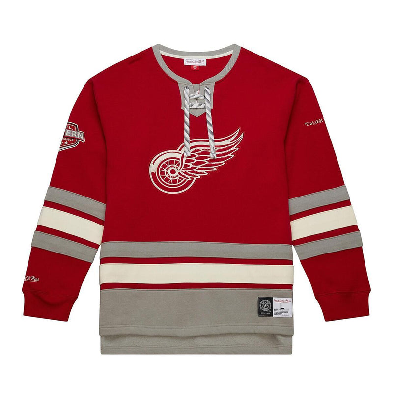 NHL HERITAGE LACE-UP CREW CURRENT LOGO RED WINGS Scarlet FC8096-DRWSCAR - Image 1 NHL HERITAGE LACE-UP CREW CURRENT LOGO RED WINGS Scarlet FC8096-DRWSCAR - Image 1