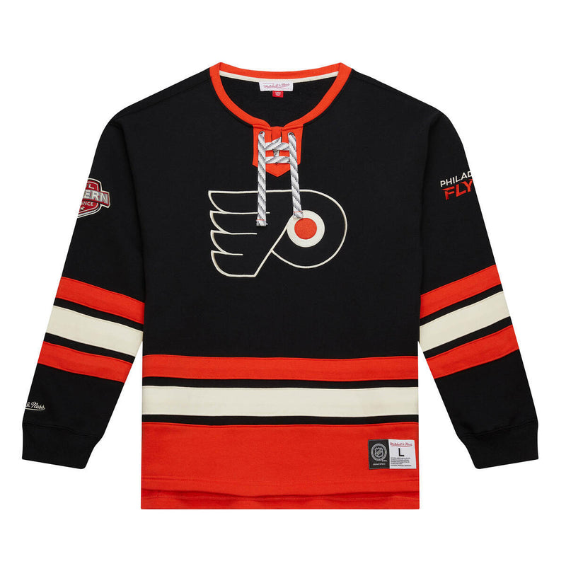 NHL HERITAGE LACE-UP CREW CURRENT LOGO FLYERS - Black - Image 1 NHL HERITAGE LACE-UP CREW CURRENT LOGO FLYERS - Black - Image 1