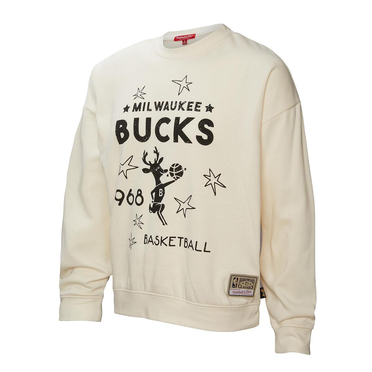 NBA WOMEN'S LOGO LT CREW 3.0 BUCKS - Image 7