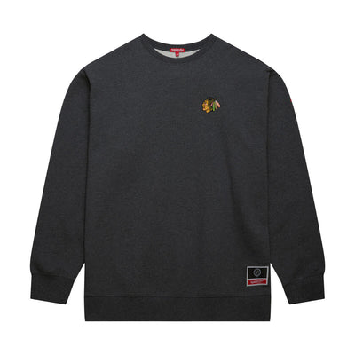 NHL WOMEN'S GRAPHIC HEATHER OVERSIZED SWEATSHIRT BLACKHAWKS - Image 1