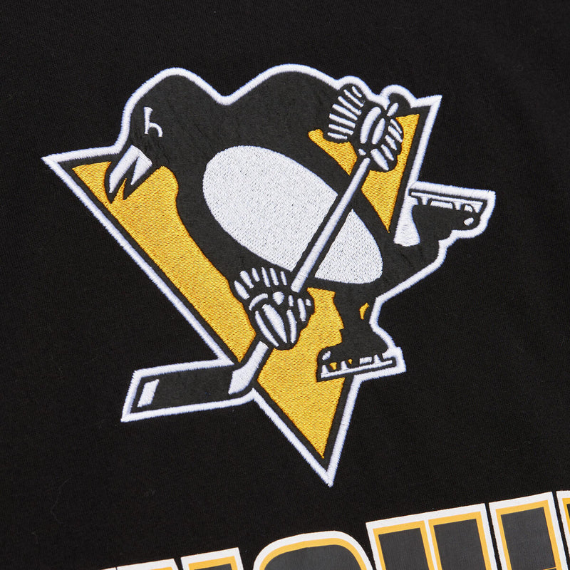 NHL ALLOVER LS TEE CURRENT LOGO PENGUINS Black FC8351-PPEBLCK - Image 10 NHL ALLOVER LS TEE CURRENT LOGO PENGUINS Black FC8351-PPEBLCK - Image 10