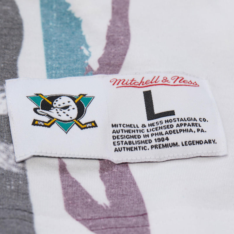 NHL SHOWSTOPPER SS PLAYER TEE VINTAGE LOGO DUCKS TEEMU SELANNE Multi-White FC9197-ADUMTWH - Image 4 NHL SHOWSTOPPER SS PLAYER TEE VINTAGE LOGO DUCKS TEEMU SELANNE Multi-White FC9197-ADUMTWH - Image 4