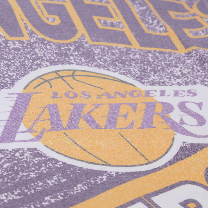 NBA PLAYMAKER SS SUBLIMATED TEE VINTAGE LOGO LAKERS MULTI FC9286-LALMULT - Image 3 NBA PLAYMAKER SS SUBLIMATED TEE VINTAGE LOGO LAKERS MULTI FC9286-LALMULT - Image 3