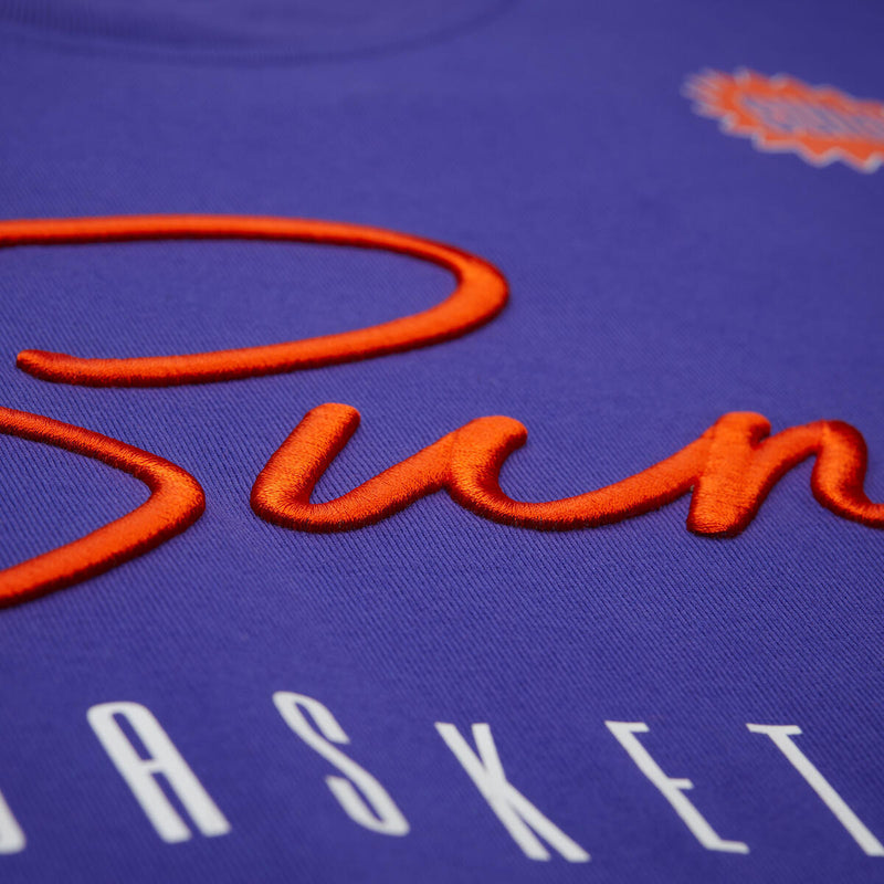 NBA TRAINING DAY PREMIUM SS TEE VINTAGE LOGO SUNS REGAL PURPLE FC9288-PSURGPR - Image 3 NBA TRAINING DAY PREMIUM SS TEE VINTAGE LOGO SUNS REGAL PURPLE FC9288-PSURGPR - Image 3