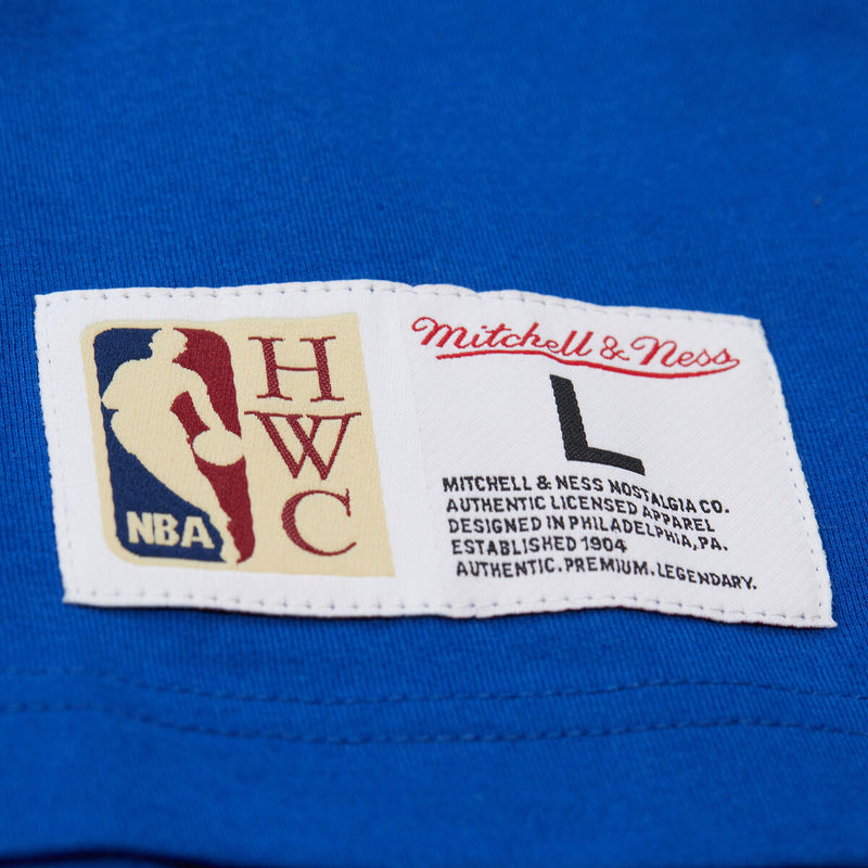 NBA THROW IT BACK SS TEE VINTAGE LOGO 76ERS Royal FC9297-P76ROYA - Image 4 NBA THROW IT BACK SS TEE VINTAGE LOGO 76ERS Royal FC9297-P76ROYA - Image 4