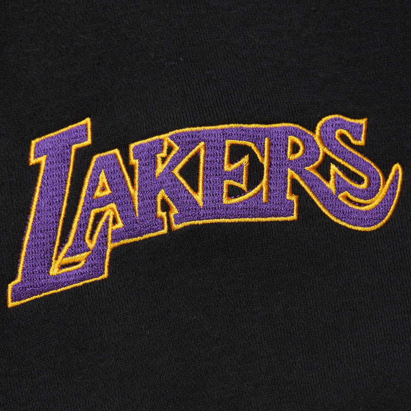 NBA HERITAGE LACE-UP CREW VINTAGE LOGO LAKERS Black FC9654-LALBLCK - Image 5 NBA HERITAGE LACE-UP CREW VINTAGE LOGO LAKERS Black FC9654-LALBLCK - Image 5
