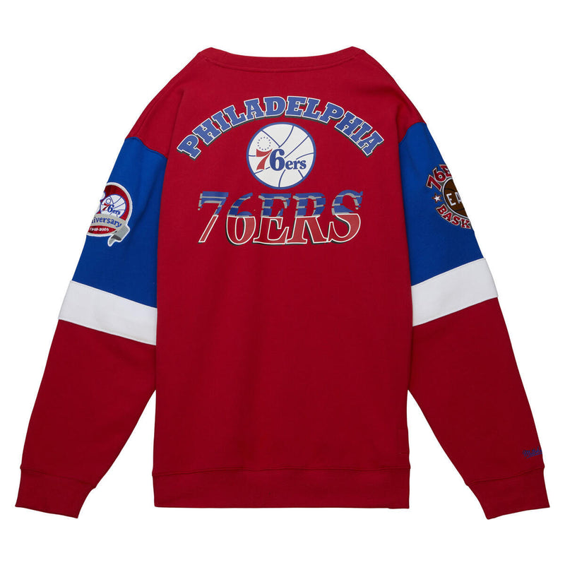 NBA ALLOVER CREW 3.0 76ERS Scarlet FCPO5512-P76YYPPPSCAR - Image 3 NBA ALLOVER CREW 3.0 76ERS Scarlet FCPO5512-P76YYPPPSCAR - Image 3