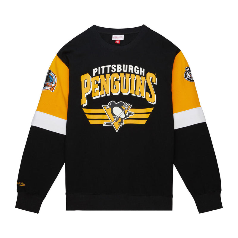 NHL ALLOVER CREW 3.0 PENGUINS Black FCPO5512-PPEYYPPPBLCK - Image 1 NHL ALLOVER CREW 3.0 PENGUINS Black FCPO5512-PPEYYPPPBLCK - Image 1