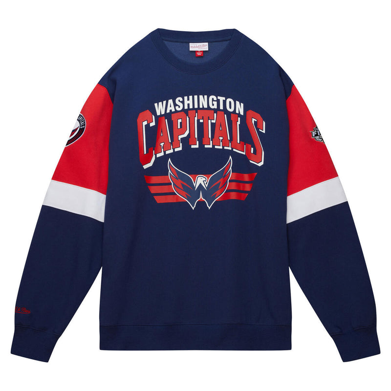 NHL ALLOVER CREW 3.0 CAPITALS Navy FCPO5512-WCAYYPPPNAVY - Image 1 NHL ALLOVER CREW 3.0 CAPITALS Navy FCPO5512-WCAYYPPPNAVY - Image 1