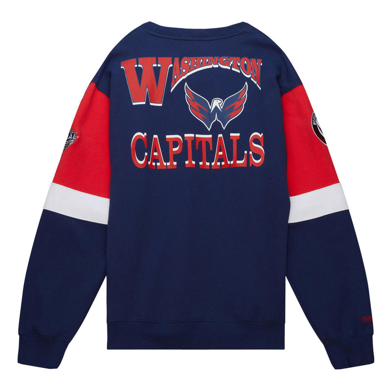 NHL ALLOVER CREW 3.0 CAPITALS Navy FCPO5512-WCAYYPPPNAVY - Image 2 NHL ALLOVER CREW 3.0 CAPITALS Navy FCPO5512-WCAYYPPPNAVY - Image 2