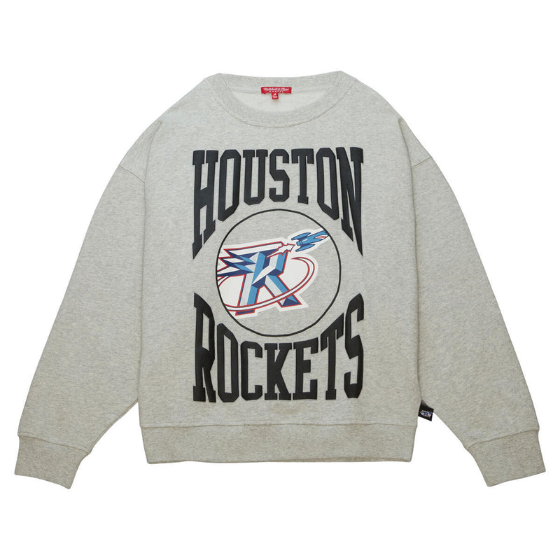 NBA WOMEN'S LOGO LIGHTWEIGHT CREW 3.0 ROCKETS - Image 1 NBA WOMEN'S LOGO LIGHTWEIGHT CREW 3.0 ROCKETS - Image 1