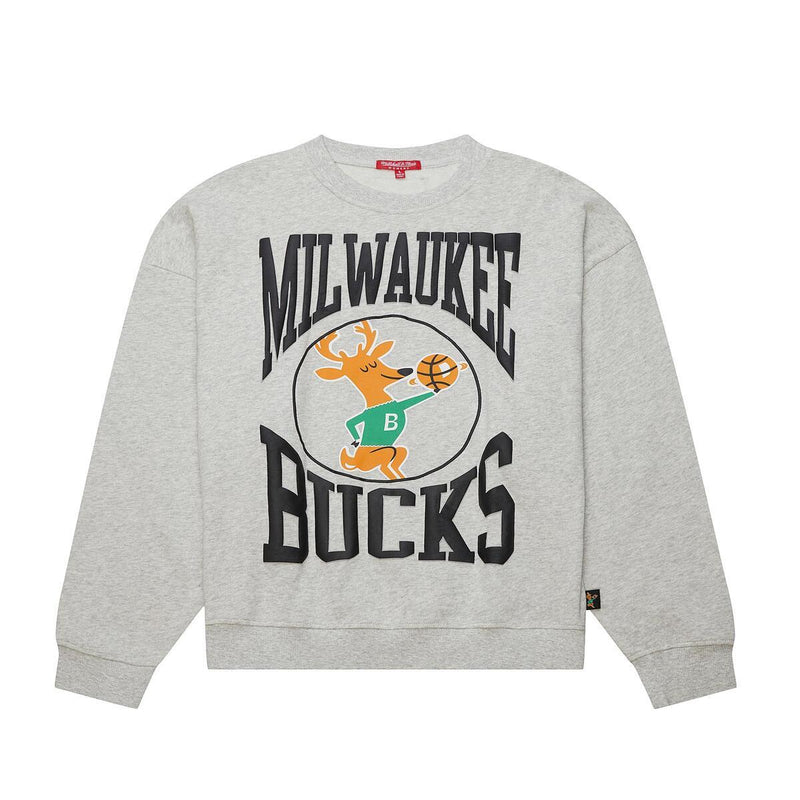NBA WOMEN'S LOGO LIGHTWEIGHT CREW 3.0 BUCKS - Image 2 NBA WOMEN'S LOGO LIGHTWEIGHT CREW 3.0 BUCKS - Image 2