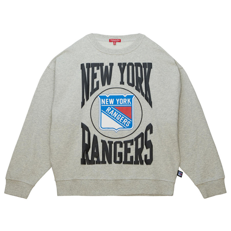 NHL WOMEN'S LOGO LIGHTWEIGHT CREW 3.0 RANGERS - Image 1 NHL WOMEN'S LOGO LIGHTWEIGHT CREW 3.0 RANGERS - Image 1