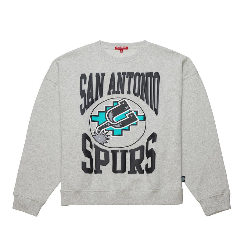 NBA WOMEN'S LOGO LIGHTWEIGHT CREW 3.0 SPURS - Image 1 NBA WOMEN'S LOGO LIGHTWEIGHT CREW 3.0 SPURS - Image 1