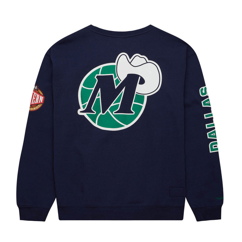 NBA THERE AND BACK FLEECE CREW MAVERICKS Navy FCPO6338-DMAYYPPPNAVY - Image 2 NBA THERE AND BACK FLEECE CREW MAVERICKS Navy FCPO6338-DMAYYPPPNAVY - Image 2