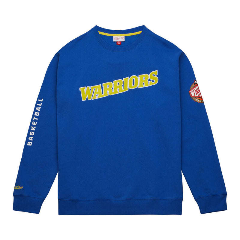NBA THERE AND BACK FLEECE CREW WARRIORS - Image 1 NBA THERE AND BACK FLEECE CREW WARRIORS - Image 1