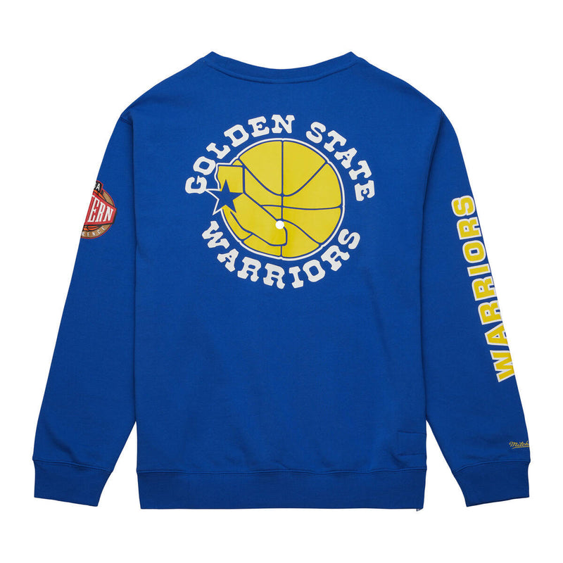 NBA THERE AND BACK FLEECE CREW WARRIORS - Image 2 NBA THERE AND BACK FLEECE CREW WARRIORS - Image 2