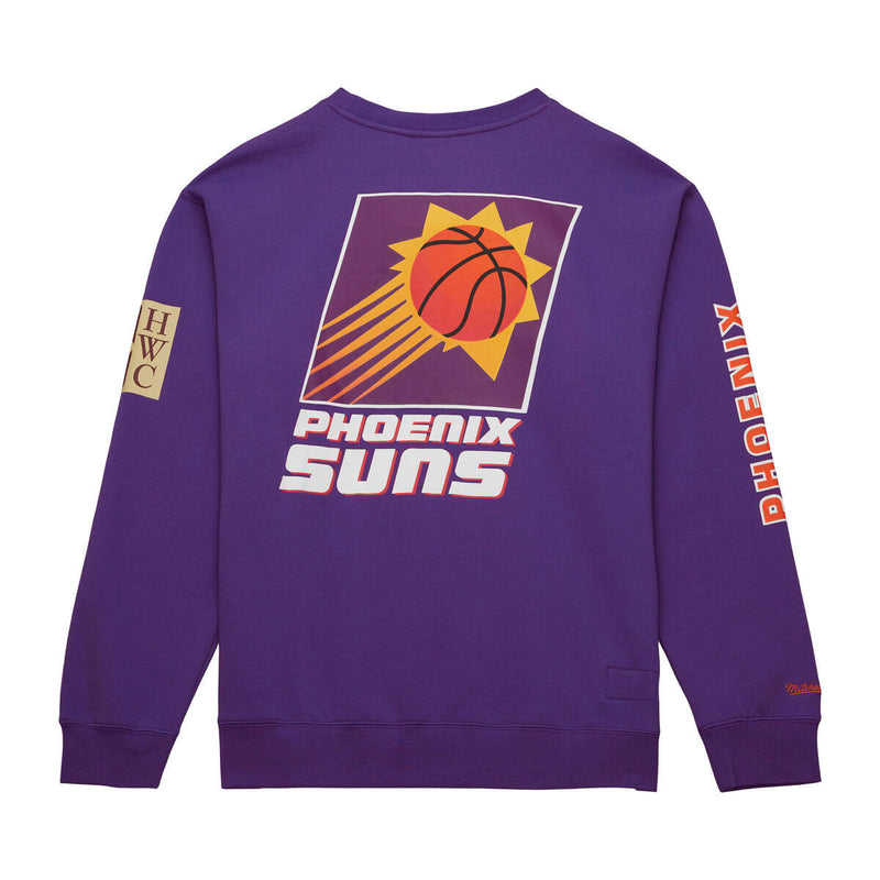 NBA THERE AND BACK FLEECE CREW SUNS Purple FCPO6338-PSUYYPPPPURP - Image 2 NBA THERE AND BACK FLEECE CREW SUNS Purple FCPO6338-PSUYYPPPPURP - Image 2