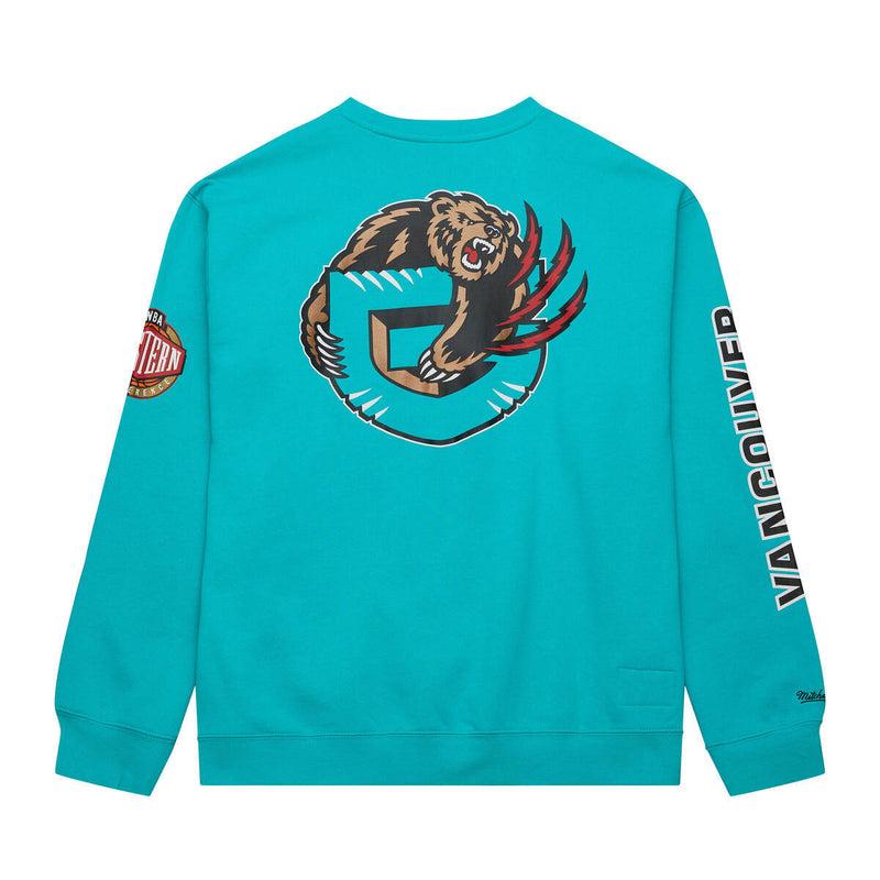 NBA THERE AND BACK FLEECE CREW GRIZZLIES - Image 2 NBA THERE AND BACK FLEECE CREW GRIZZLIES - Image 2