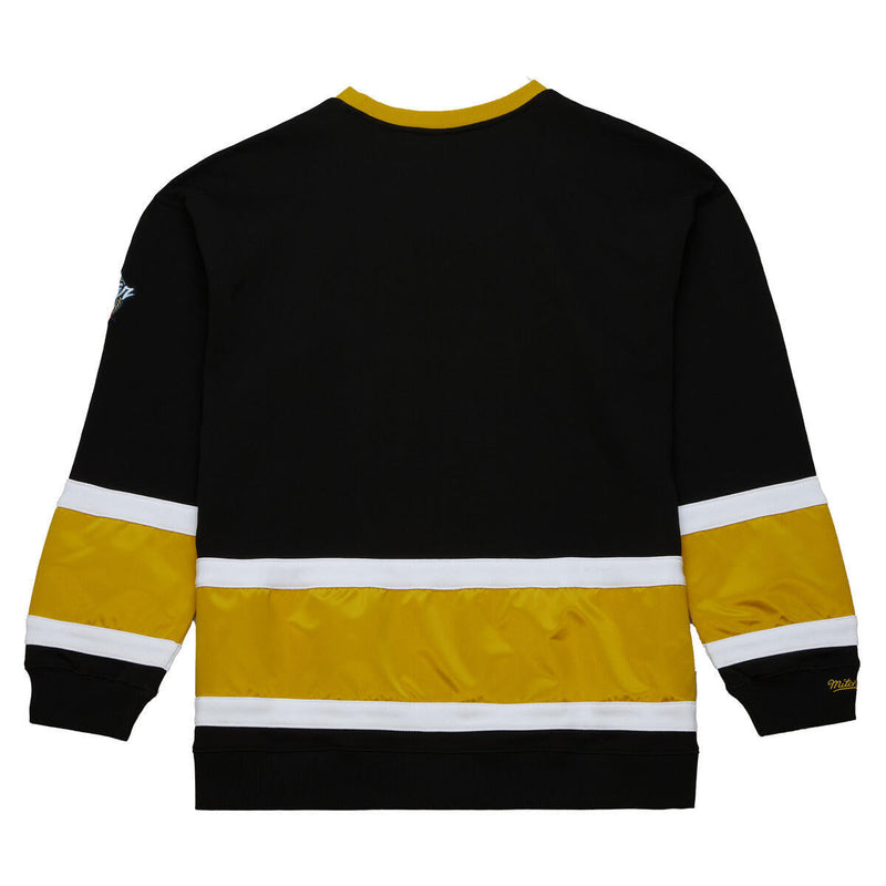NHL SATIN INSERT FLEECE CREW CURRENT LOGO KNIGHTS Black-Gold FCPO6567-VGKYYPPPBKGD - Image 2 NHL SATIN INSERT FLEECE CREW CURRENT LOGO KNIGHTS Black-Gold FCPO6567-VGKYYPPPBKGD - Image 2