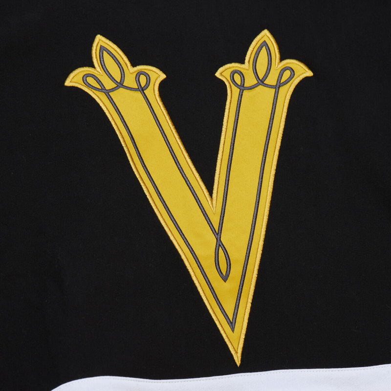 NHL SATIN INSERT FLEECE CREW CURRENT LOGO KNIGHTS Black-Gold FCPO6567-VGKYYPPPBKGD - Image 4 NHL SATIN INSERT FLEECE CREW CURRENT LOGO KNIGHTS Black-Gold FCPO6567-VGKYYPPPBKGD - Image 4