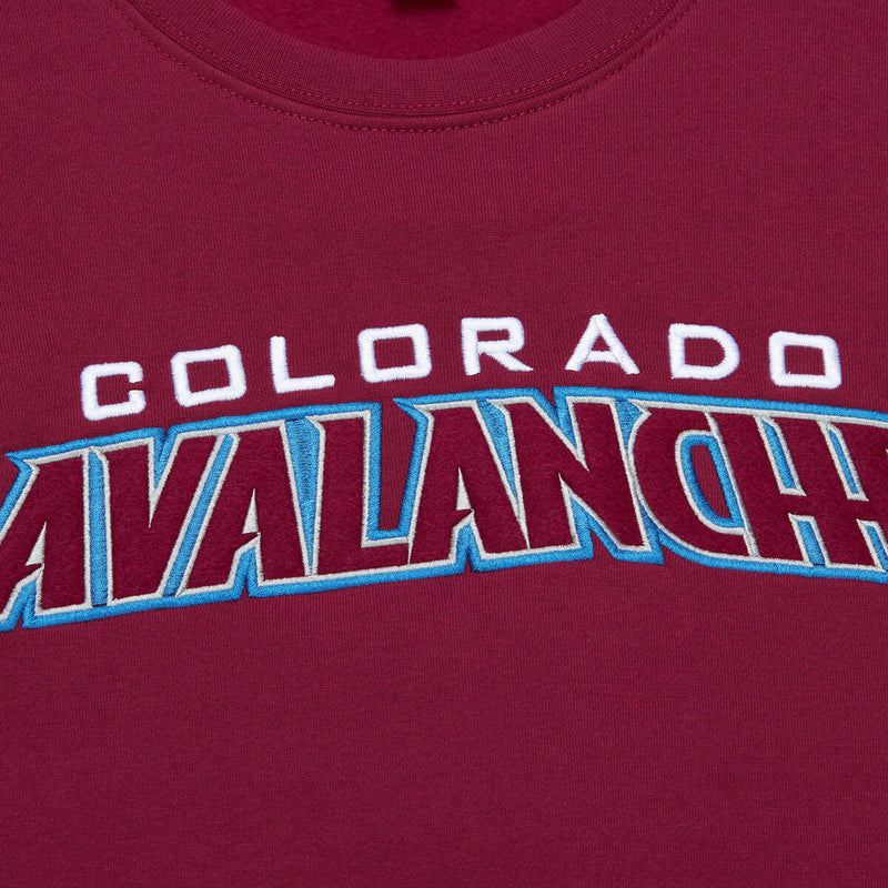 NHL THERE AND BACK FLEECE CREW CURRENT LOGO AVALANCHE Maroon FCPO6577-CAVYYPPPMARO - Image 3 NHL THERE AND BACK FLEECE CREW CURRENT LOGO AVALANCHE Maroon FCPO6577-CAVYYPPPMARO - Image 3