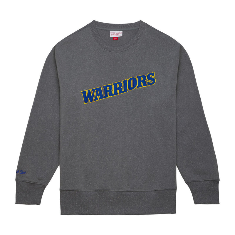 NBA SNOW WASHED FLEECE CREW WARRIORS Grey Heather FCPO6658-GSWYYPPPGYHT - Image 1 NBA SNOW WASHED FLEECE CREW WARRIORS Grey Heather FCPO6658-GSWYYPPPGYHT - Image 1