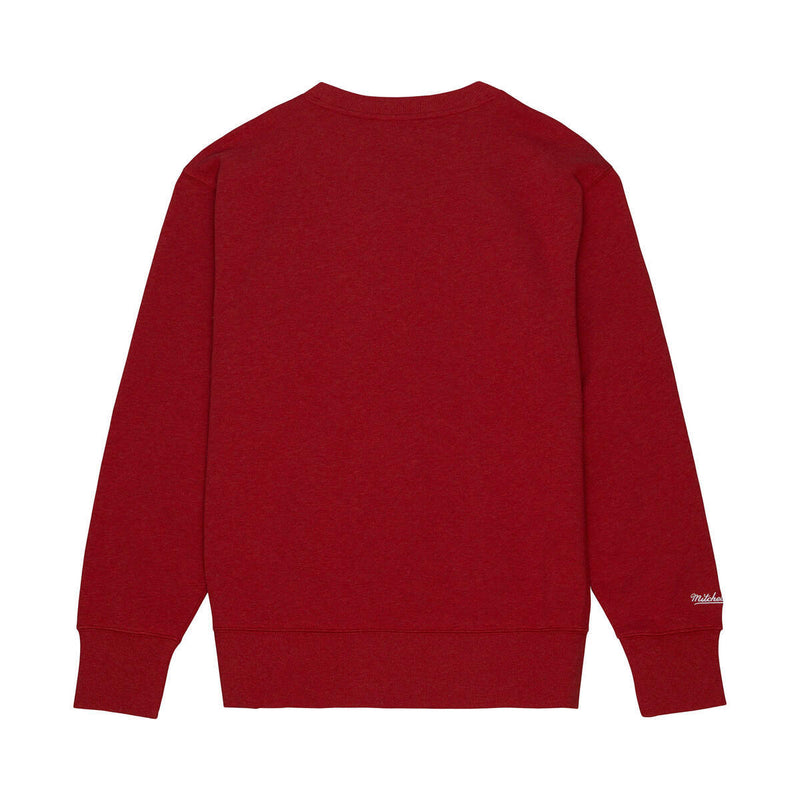 NBA PLAYOFF WIN 2.0 CREW VINTAGE 76ERS Scarlet Heather FCPO6736-P76YYPPPSCHT - Image 2 NBA PLAYOFF WIN 2.0 CREW VINTAGE 76ERS Scarlet Heather FCPO6736-P76YYPPPSCHT - Image 2