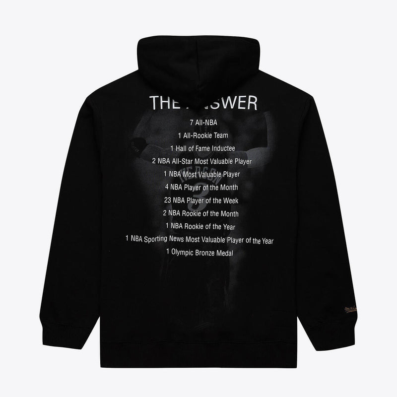 NBA PREMIUM N&N PLAYER FLEECE 76ERS ALLEN IVERSON - Black - Image 2 NBA PREMIUM N&N PLAYER FLEECE 76ERS ALLEN IVERSON - Black - Image 2