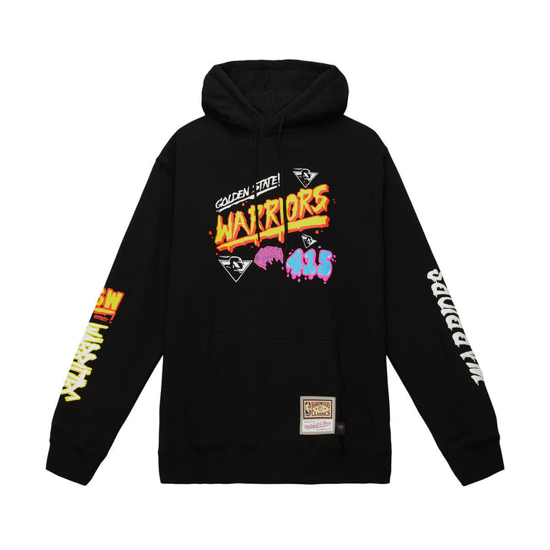 NBA SLAP STICKER HOODIE WARRIORS Black FPHD4771-GSWYYPPPBLCK - Image 1 NBA SLAP STICKER HOODIE WARRIORS Black FPHD4771-GSWYYPPPBLCK - Image 1