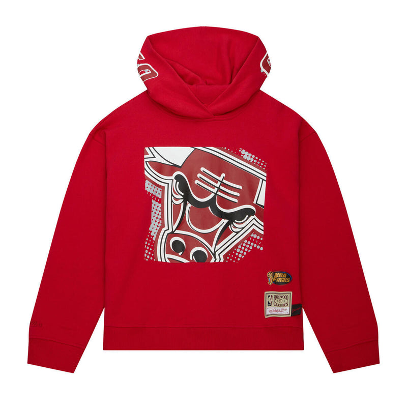 NBA WOMEN'S BIG FACE 7.0 HOODIE BULLS - Image 1 NBA WOMEN'S BIG FACE 7.0 HOODIE BULLS - Image 1