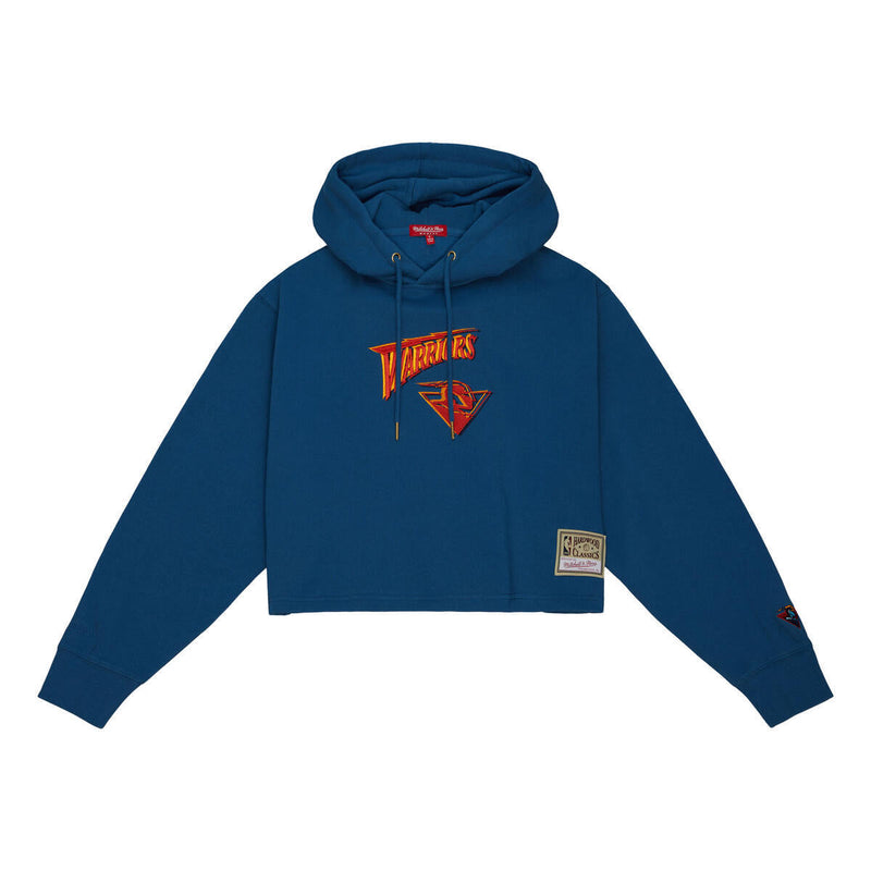 NBA W GOLDEN HOUR GLAZE CROP HOODIE WARRIORS - Image 1 NBA W GOLDEN HOUR GLAZE CROP HOODIE WARRIORS - Image 1
