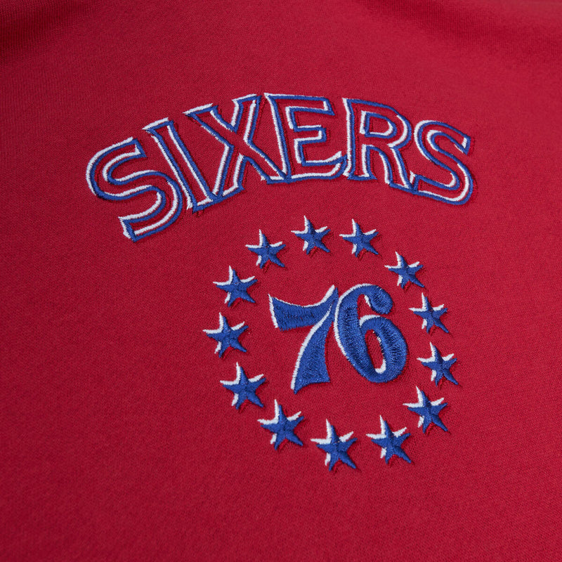 NBA W GOLDEN HOUR GLAZE CROP HOODIE 76ERS - Image 4 NBA W GOLDEN HOUR GLAZE CROP HOODIE 76ERS - Image 4