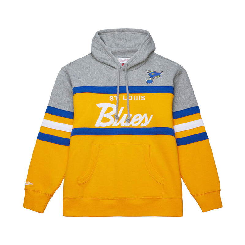 NHL HEAD COACH HOODIE BLUES - Image 1 NHL HEAD COACH HOODIE BLUES - Image 1