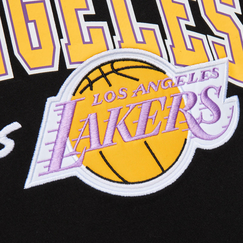 NBA PREMIUM FLEECE HOODIE VINTAGE LOGO LAKERS Black FPHD6593-LALYYPPPBLCK - Image 4 NBA PREMIUM FLEECE HOODIE VINTAGE LOGO LAKERS Black FPHD6593-LALYYPPPBLCK - Image 4