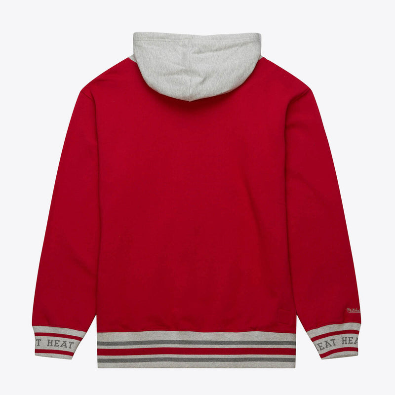 NBA PREMIUM FLEECE HOODIE VINTAGE LOGO HEAT Scarlet FPHD6593-MHEYYPPPSCAR - Image 2 NBA PREMIUM FLEECE HOODIE VINTAGE LOGO HEAT Scarlet FPHD6593-MHEYYPPPSCAR - Image 2