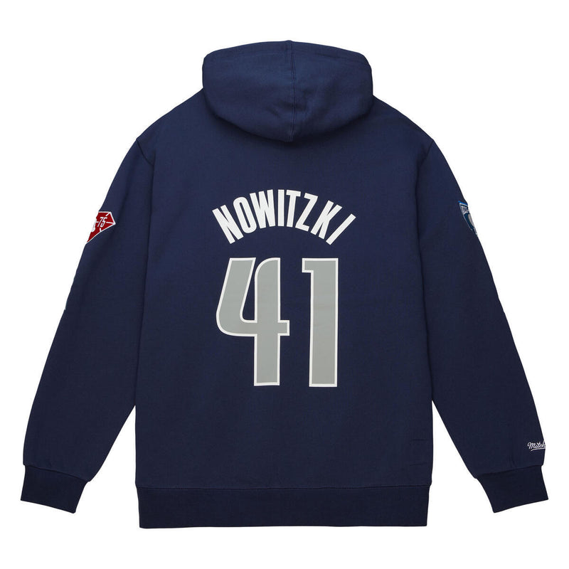 NBA HOF FLEECE HOODIE MAVERICKS DIRK NOWITZKI - Image 2 NBA HOF FLEECE HOODIE MAVERICKS DIRK NOWITZKI - Image 2