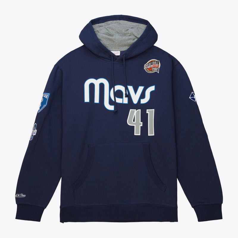NBA HOF FLEECE HOODIE MAVERICKS DIRK NOWITZKI - Image 3 NBA HOF FLEECE HOODIE MAVERICKS DIRK NOWITZKI - Image 3