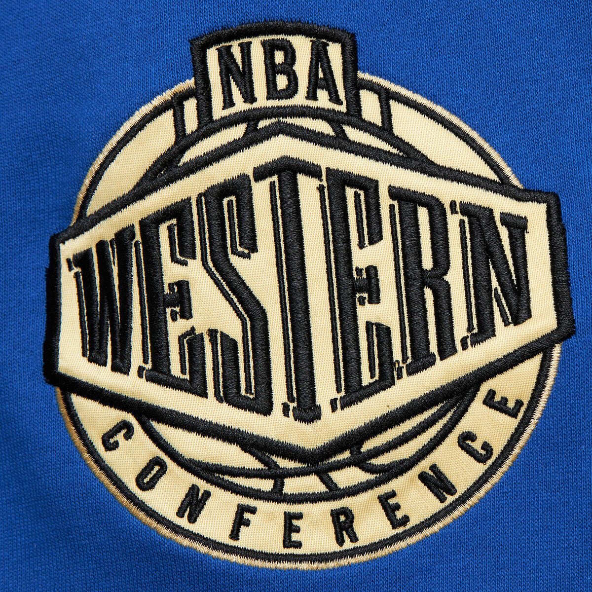 NBA TEAM OG 2.0 FLEECE HOODIE VINTAGE LOGO WARRIORS Royal FPHD7112-GSWYYPPPROYA - Image 5