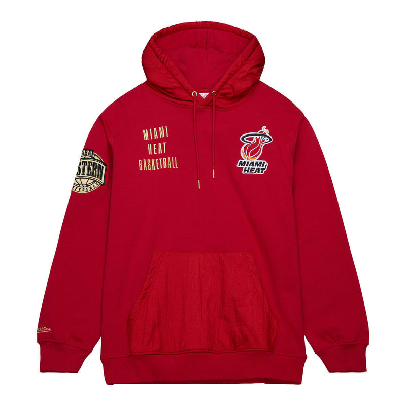 NBA TEAM OG 2.0 FLEECE HOODIE VINTAGE LOGO HEAT Scarlet FPHD7112-MHEYYPPPSCAR - Image 1 NBA TEAM OG 2.0 FLEECE HOODIE VINTAGE LOGO HEAT Scarlet FPHD7112-MHEYYPPPSCAR - Image 1