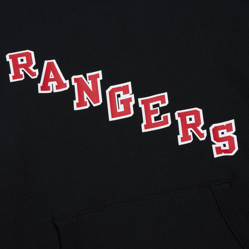 NHL GAME TIME FLEECE HOODIE VINTAGE LOGO RANGERS - Image 4 NHL GAME TIME FLEECE HOODIE VINTAGE LOGO RANGERS - Image 4