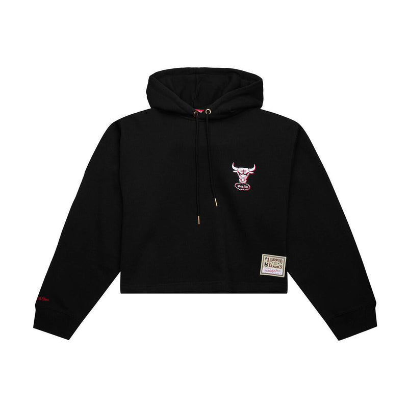 NBA WOMEN'S CROP HOODIE BULLS - Image 1 NBA WOMEN'S CROP HOODIE BULLS - Image 1